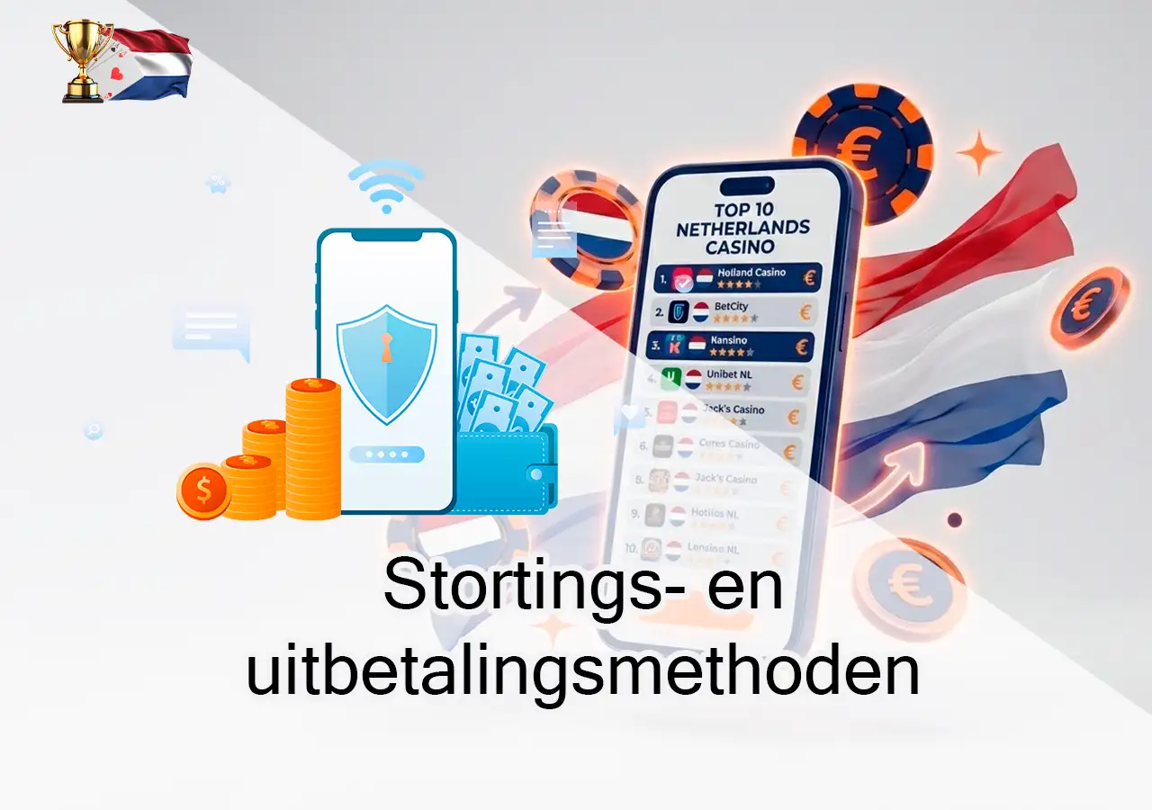 Stortings- en uitbetalingsmethoden bij nieuwe casino’s