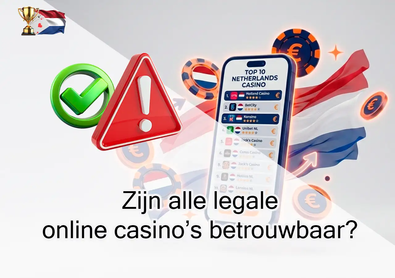 Betrouwbaarheid van legale online casino’s