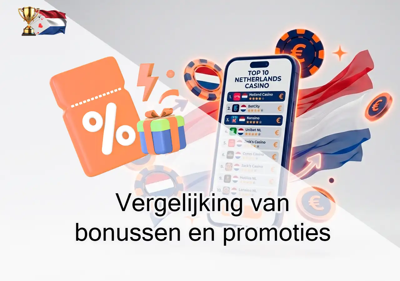 Vergelijking van bonussen bij online casino’s